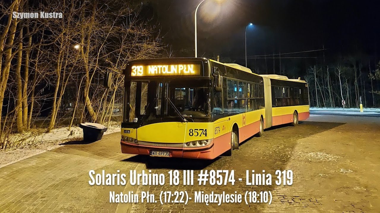 Linia 319 | Solaris Urbino 18 III #8574 - MZA Warszawa