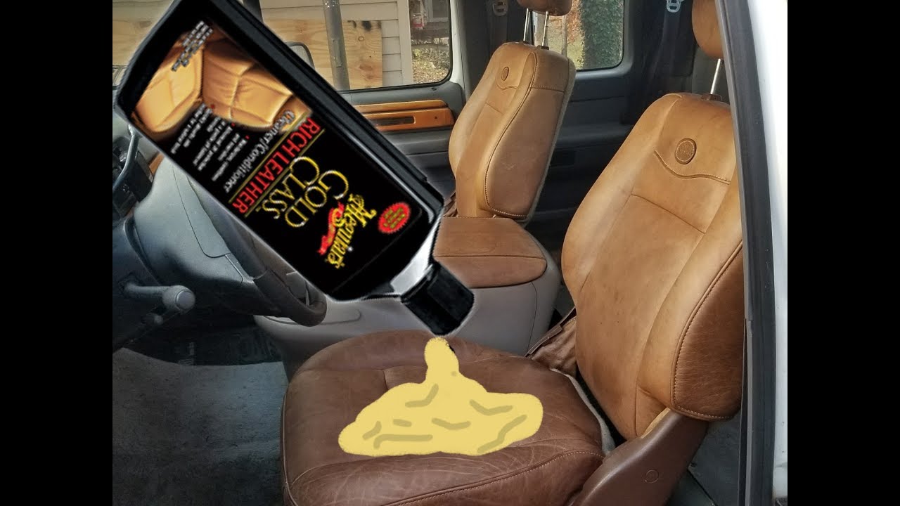 Leather treatment on junkyard seats
