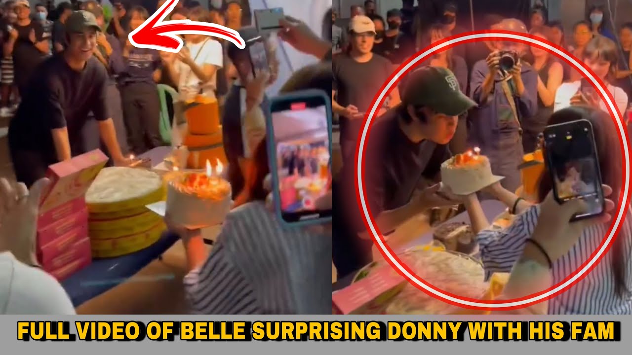 FULL VIDEO sa B-DAY SURPRISE ni Belle kay Donny kasama ang PAMILYA last 2023 | donbelle update