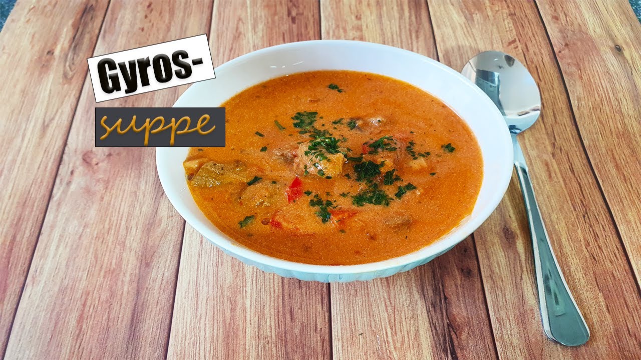 Gyrossuppe | Low Carb |Monsieur Cuisine