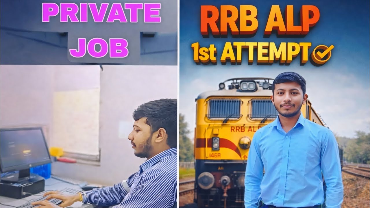 From Private Job to RRB ALP 🚂 | Cracked in 1st Attempt – Full Strategy,Time Management Tips.#Sarkari