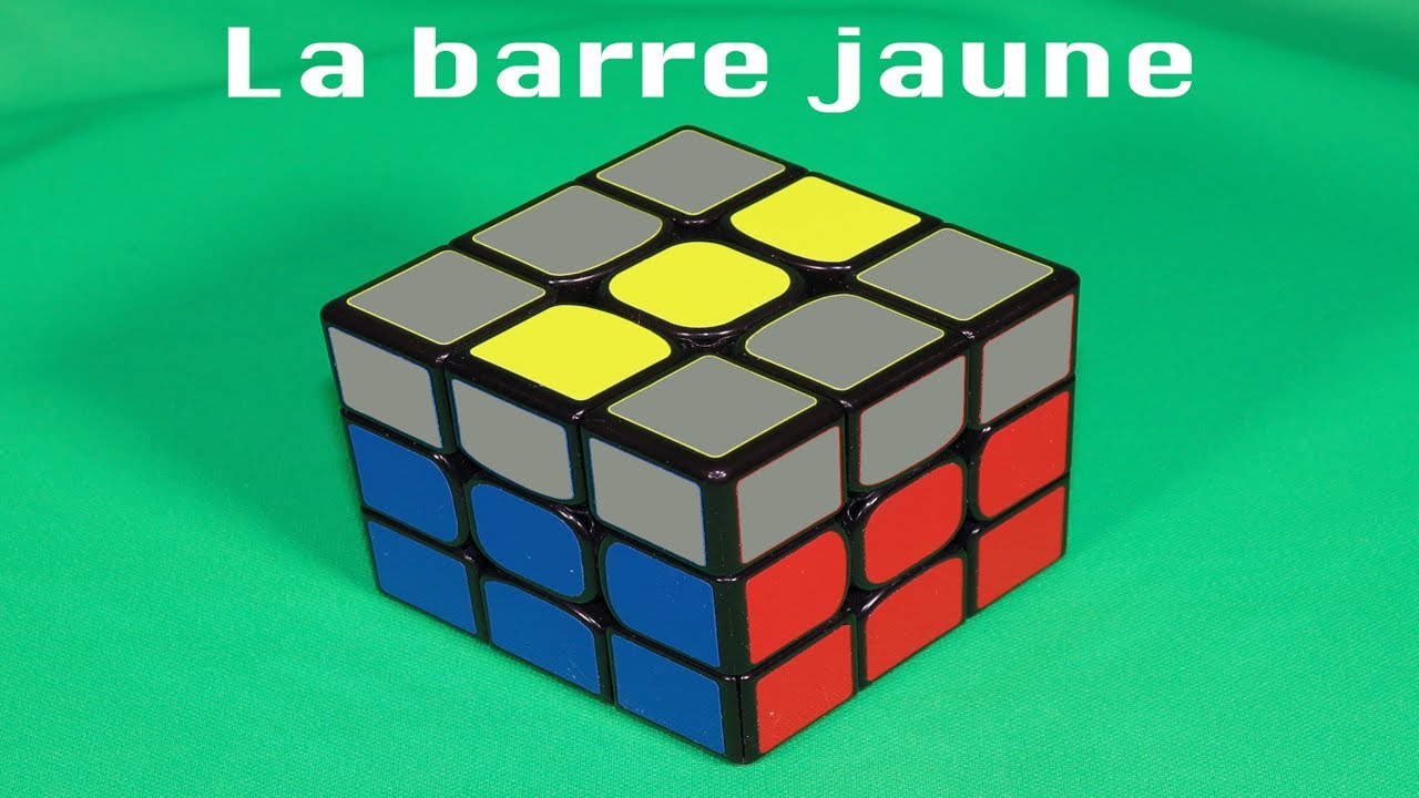La barre jaune - Comment résoudre un Rubik's Cube Méthode débutants Tutoriel rubik's cube 3x3