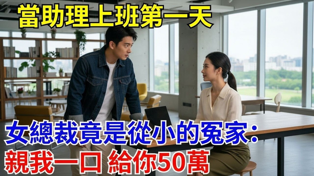 當助理上班第一天，總裁竟是從小的冤家：親我一口 給你50萬。#原創#情感#情感故事#故事#爽文#奇聞#為人處世#生活經驗