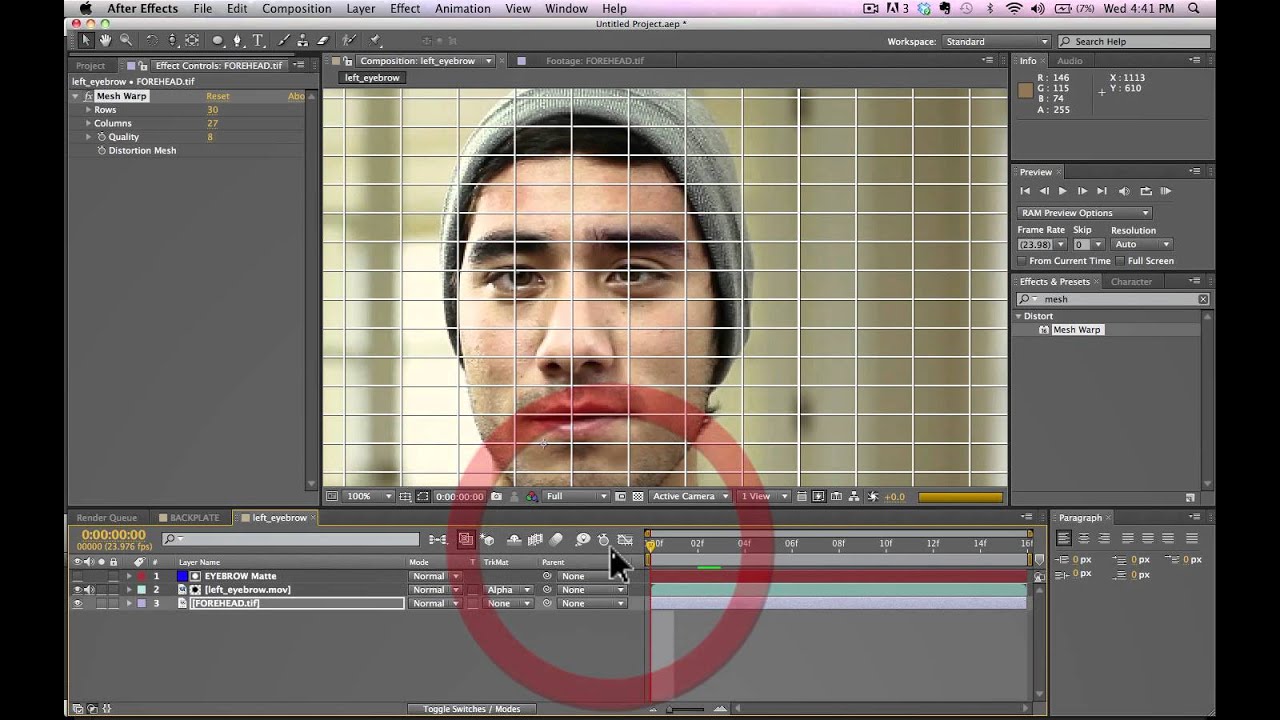 After Effects Tutorial - Using Mocha (Guy With Funny Talent)