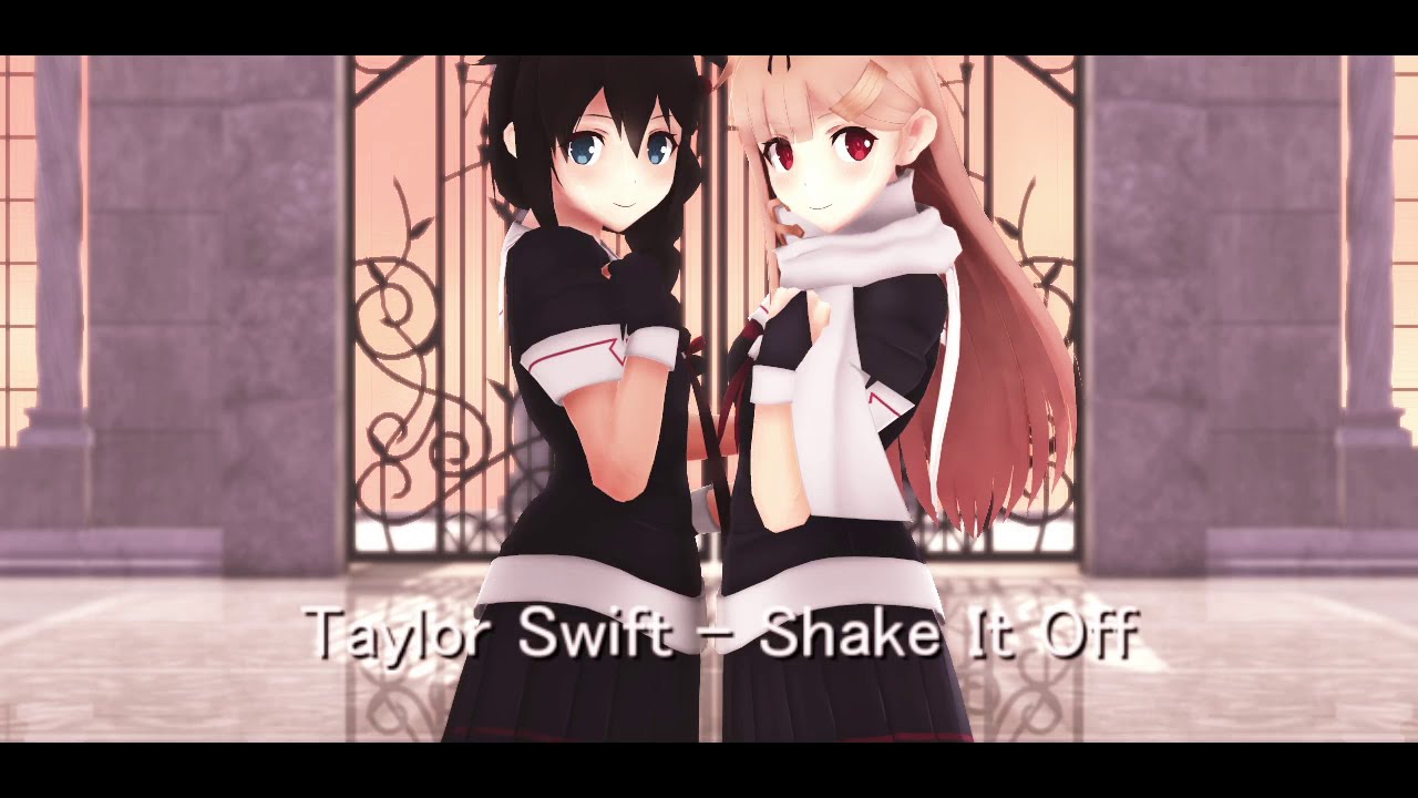 [MMD艦これ]　時雨改二＆夕立改二で『Shake It Off』