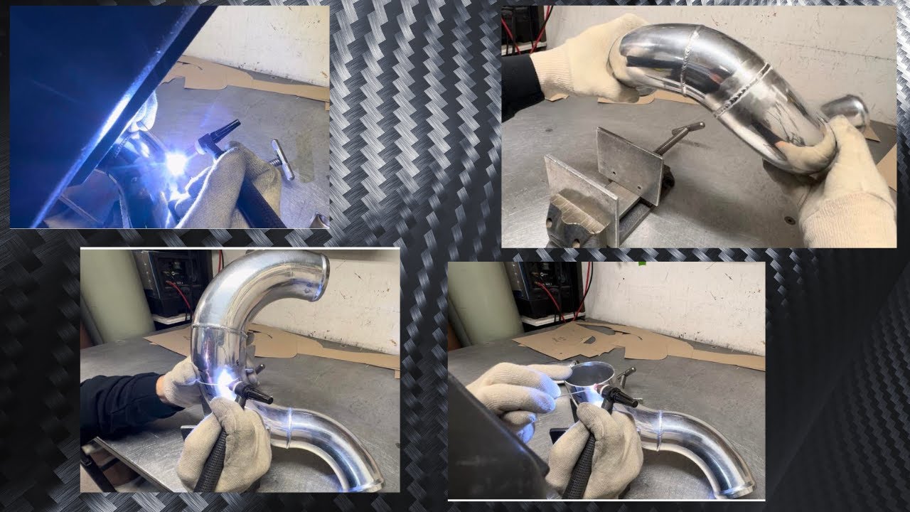 Aluminum TURBO BOOST inlet tube re-welded