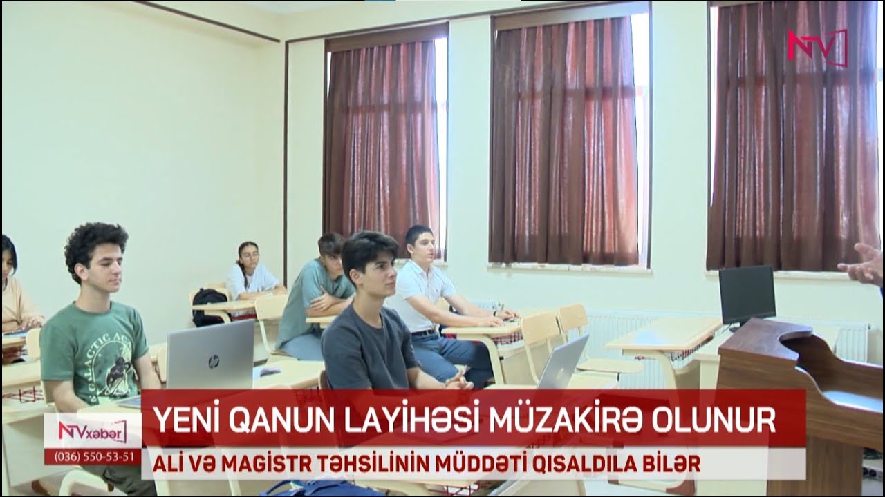 ALİ VƏ MAGİSTR TƏHSİLİNİN MÜDDƏTİ QISALDILA BİLƏR