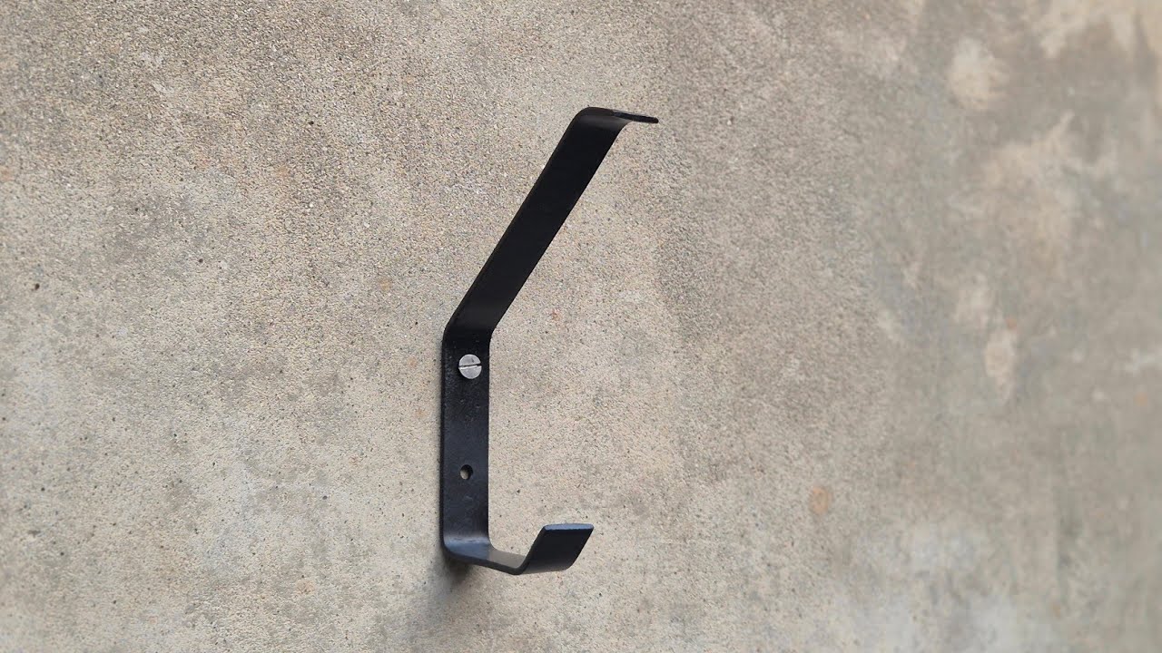 Metallic Helmet Holder From Scrap