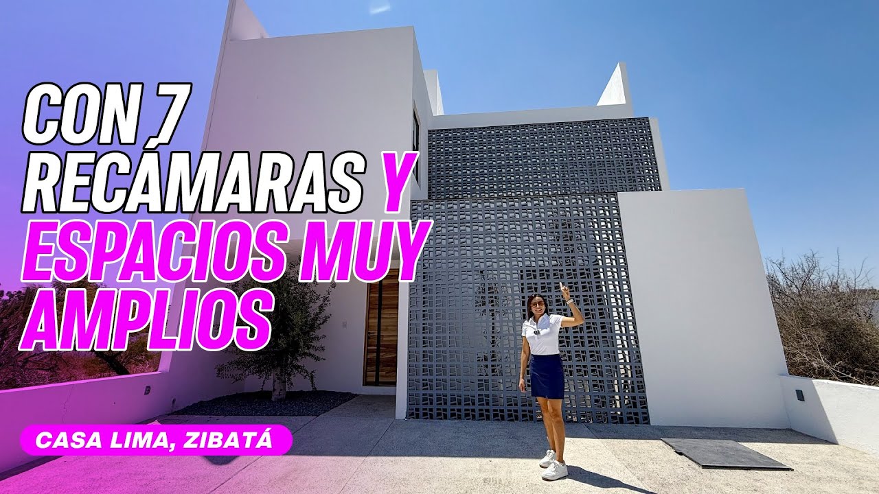¡Con 7 RECÁMARAS y espacios muy AMPLIOS! | $7,100,000 | Casa Lima Zibatá QUERÉTARO