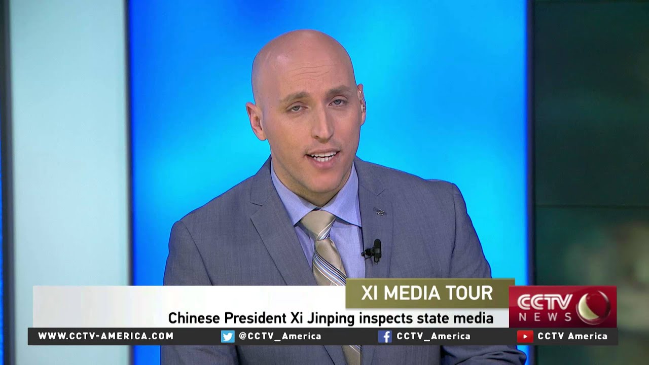 Chinese President Xi Jinping visits with CCTV America via video call
