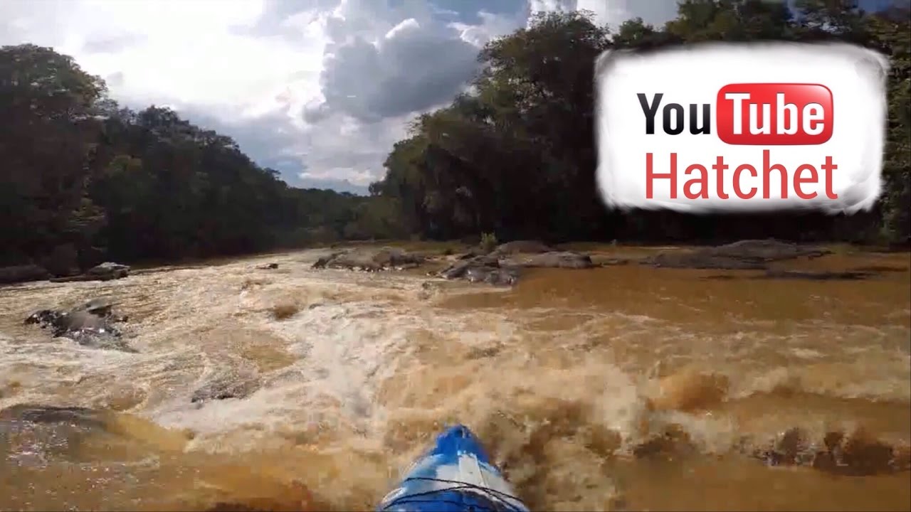 Kayaking the Hatchet Creek in Rockford Al at low water from US Hwy 231 to County Rd 29