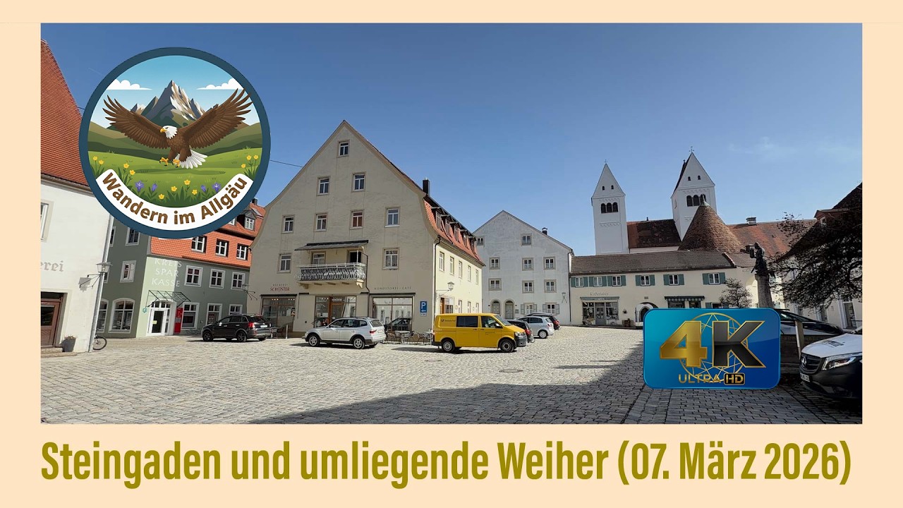 Pfaffenwinkel: Steingaden und umliegende Weiher (07. März 2026)