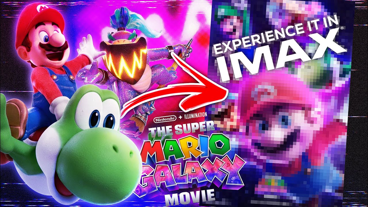 [RareGalaxy5] Делаю кастомный IMAX-постер к фильму Super Mario Galaxy!! (Выглядит КРУТО!!)