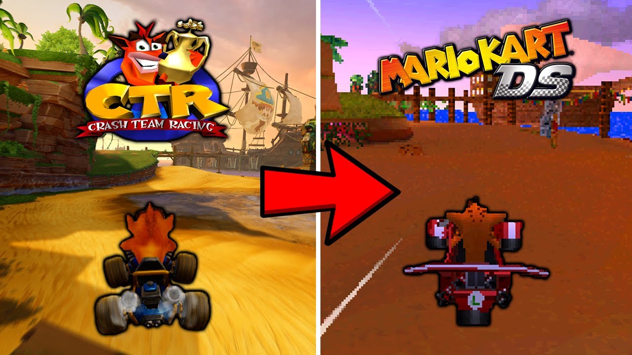 Crash Team Racing Tracks Recreated in Mario Kart! (2022) 🏁