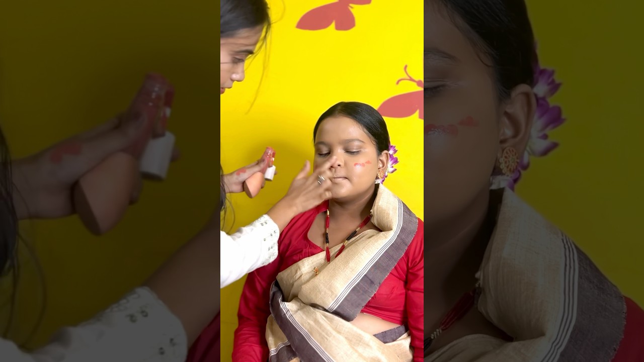 Bihu dance makeup tutorial 😍😍😍😍