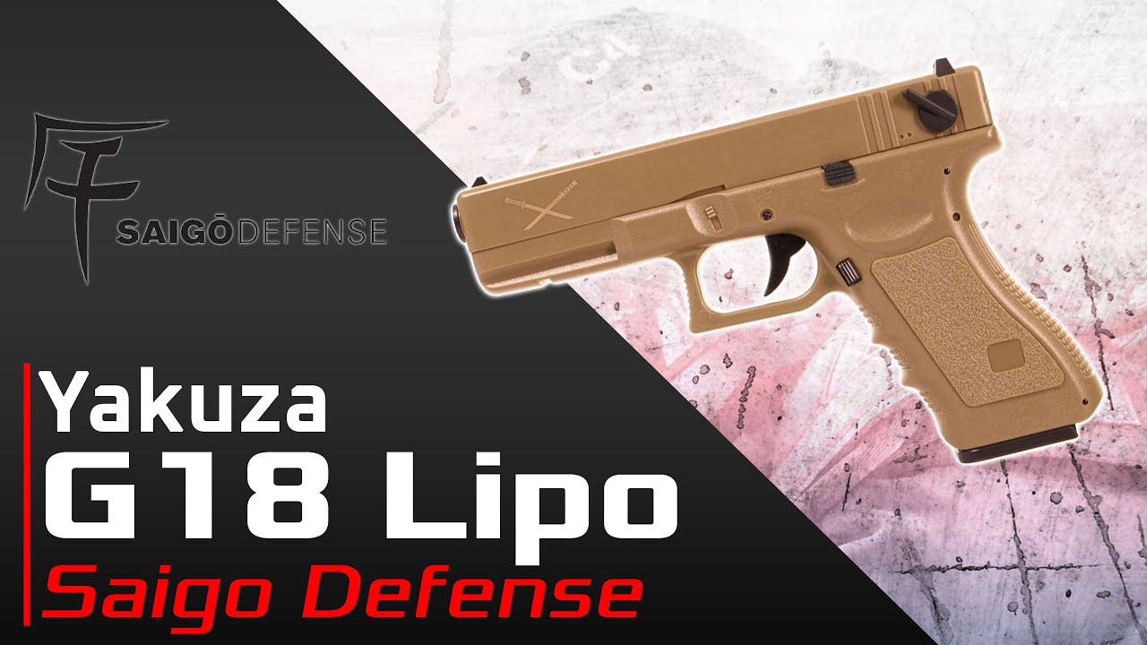 [Yakuza G18 lipo - Saigo Defense] Présentation | Review | Airsoft FR - EN subs