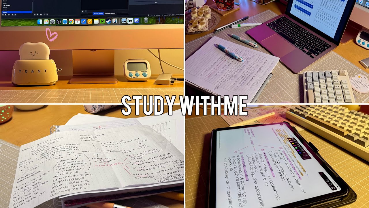 REAL TIME | 90 minutos | study/work with me #2 | lofi ♡