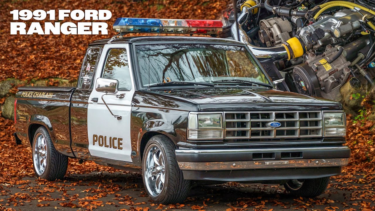 1991 Ford Ranger Police Truck