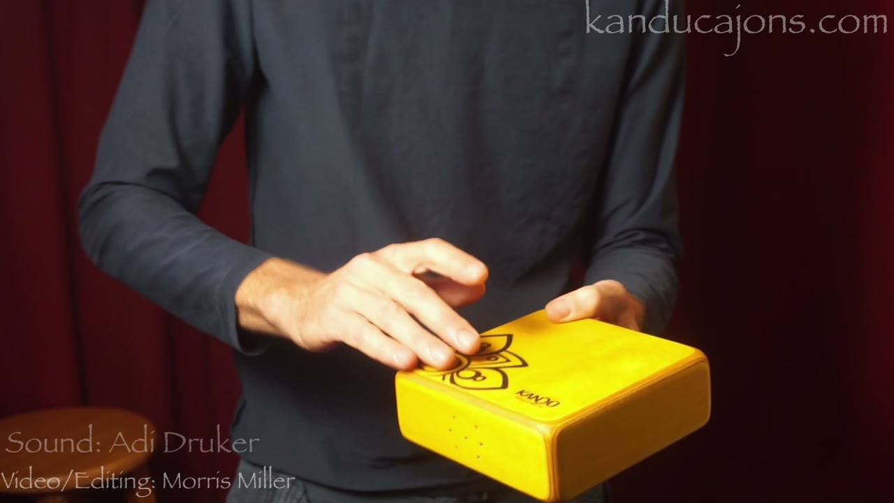 Kandu Cajons' Clever Shaker Sahara - sound sample #1 - Percussionist Yair Mor