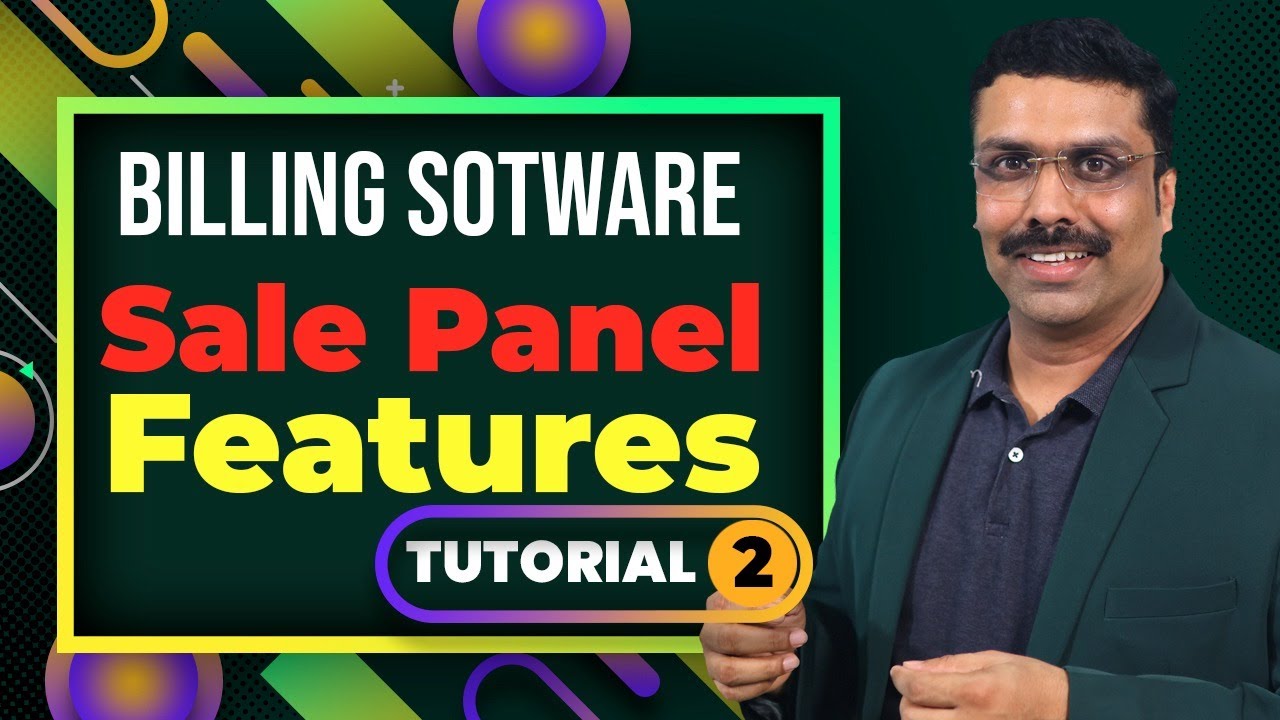 Sale Panel Features in Billing software Retail Daddy Tutorial 2