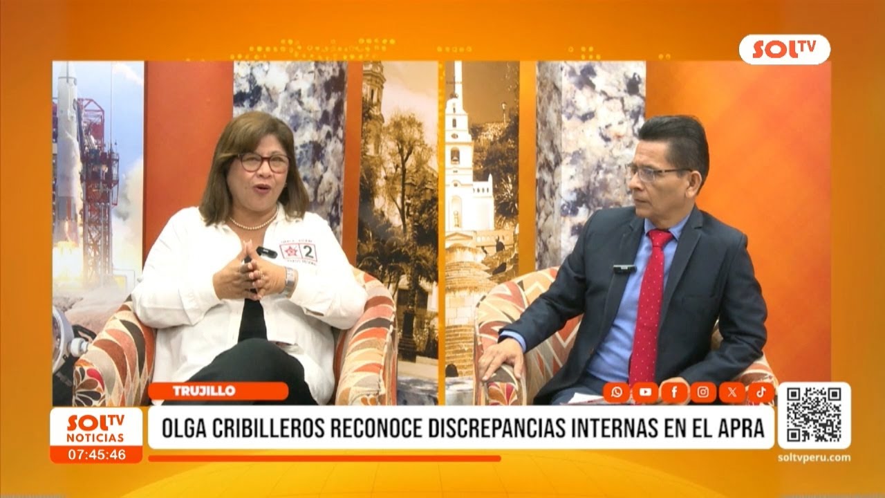 Trujillo: Olga Cribilleros reconoce discrepancias internas en el APRA