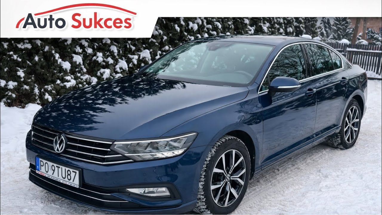Volkswagen Passat B8 lift Business w kolorze Aquamarin Blue Film Prezentacja od Auto-Sukces