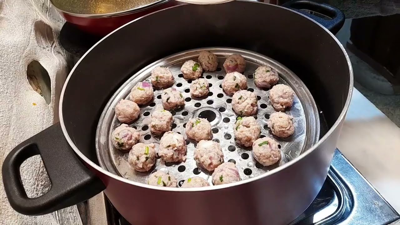 Small bite chicken balls Recpie | steam chicken balls | #kids recpie food |