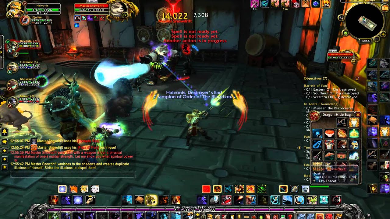 Halvonis -Shado-pan Monastery -Master Snowdrift (World Of Warcraft Gameplay/Commentary)
