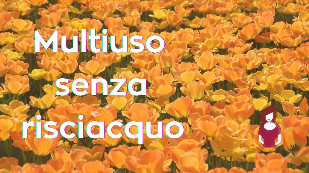 Multiuso Senza Risciacquo: semplice, economico, eco
