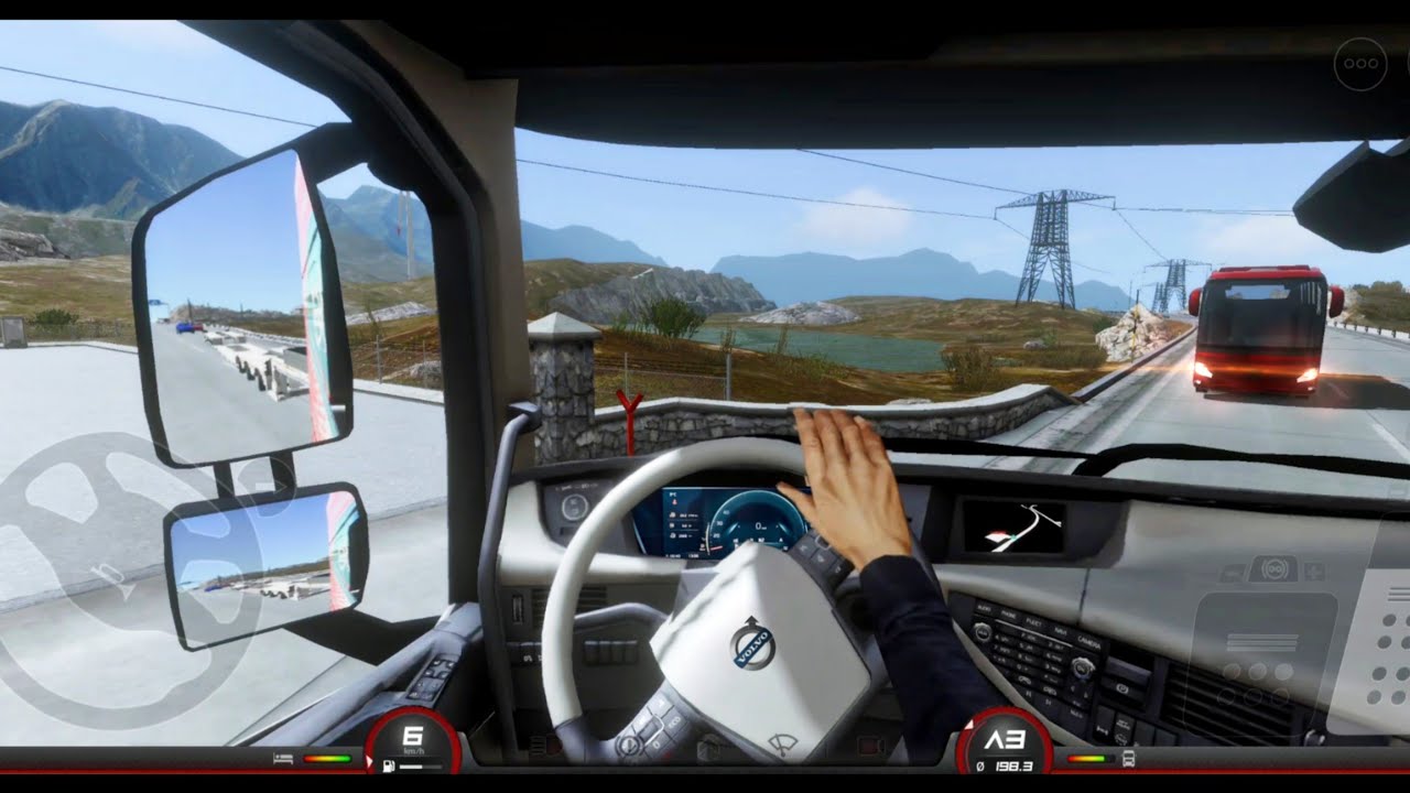 🚛Truckers of Europe 3✅ Heavy Crane Delivery 🛣 Tremola to Airolo🚦Volvo FH16  v 0.5.4