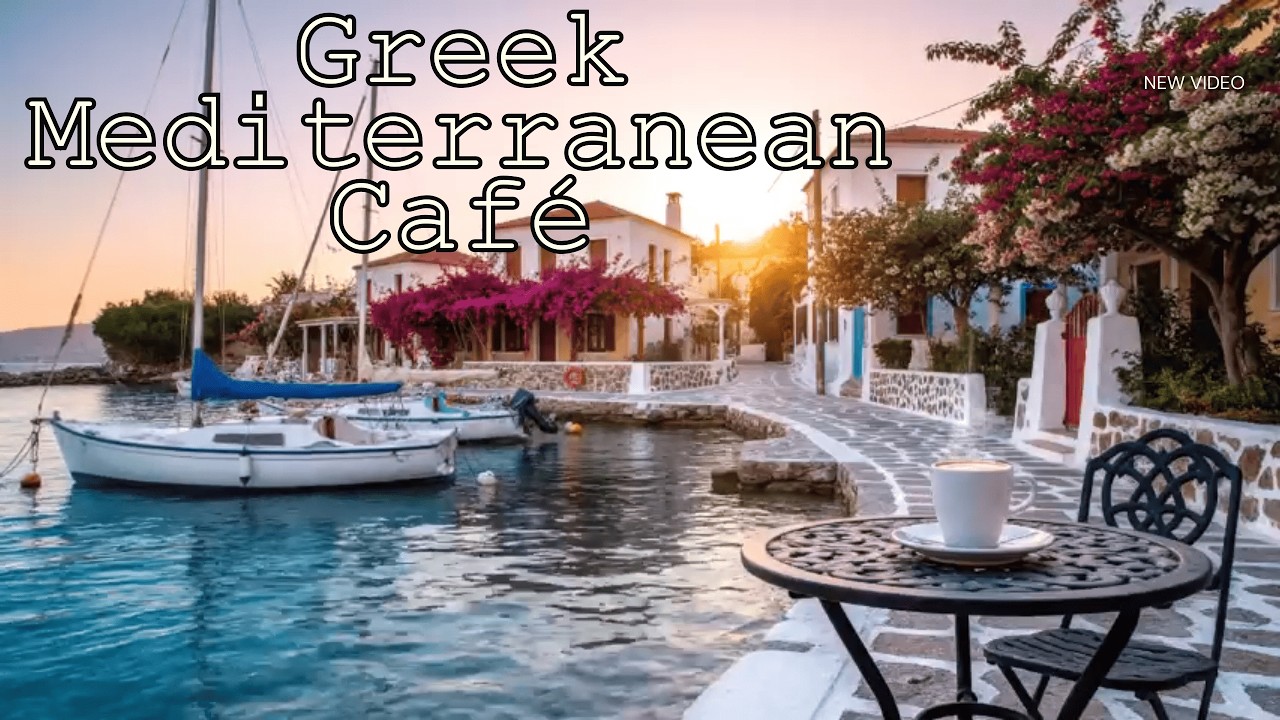 Greek Mediterranean Café ☕ Soul & Smooth Jazz by the Sea