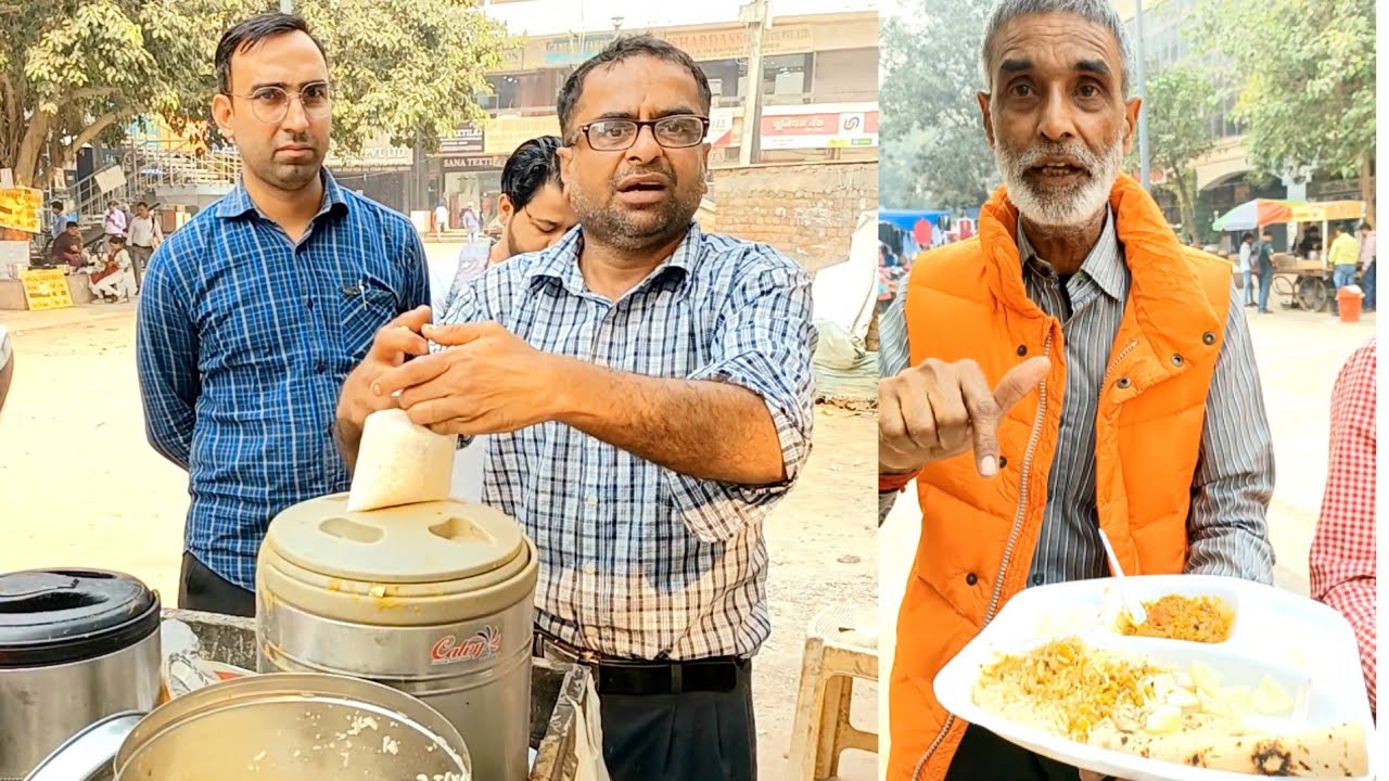 Manoj bhai के बारे मे क्या बोलते है Nehru Place के लोग | manoj bhai cycle wali thali | Foodie Delhi
