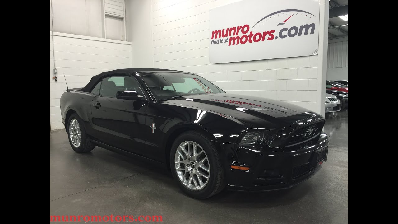 2013 Ford Mustang V6 Premium Convertible Automatic SOLD Munro  Motors