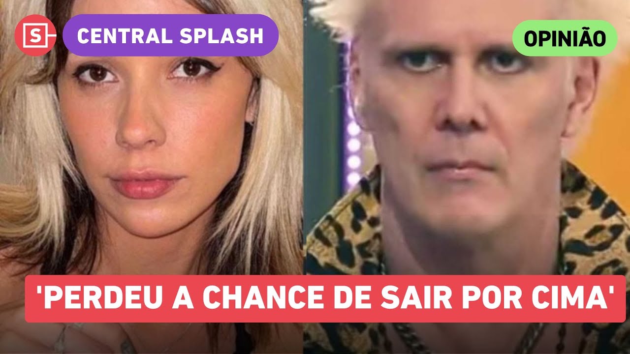 Ex namorada de Supla age de forma infantil e perde a oportunidade de sair por cima, opina Kerline