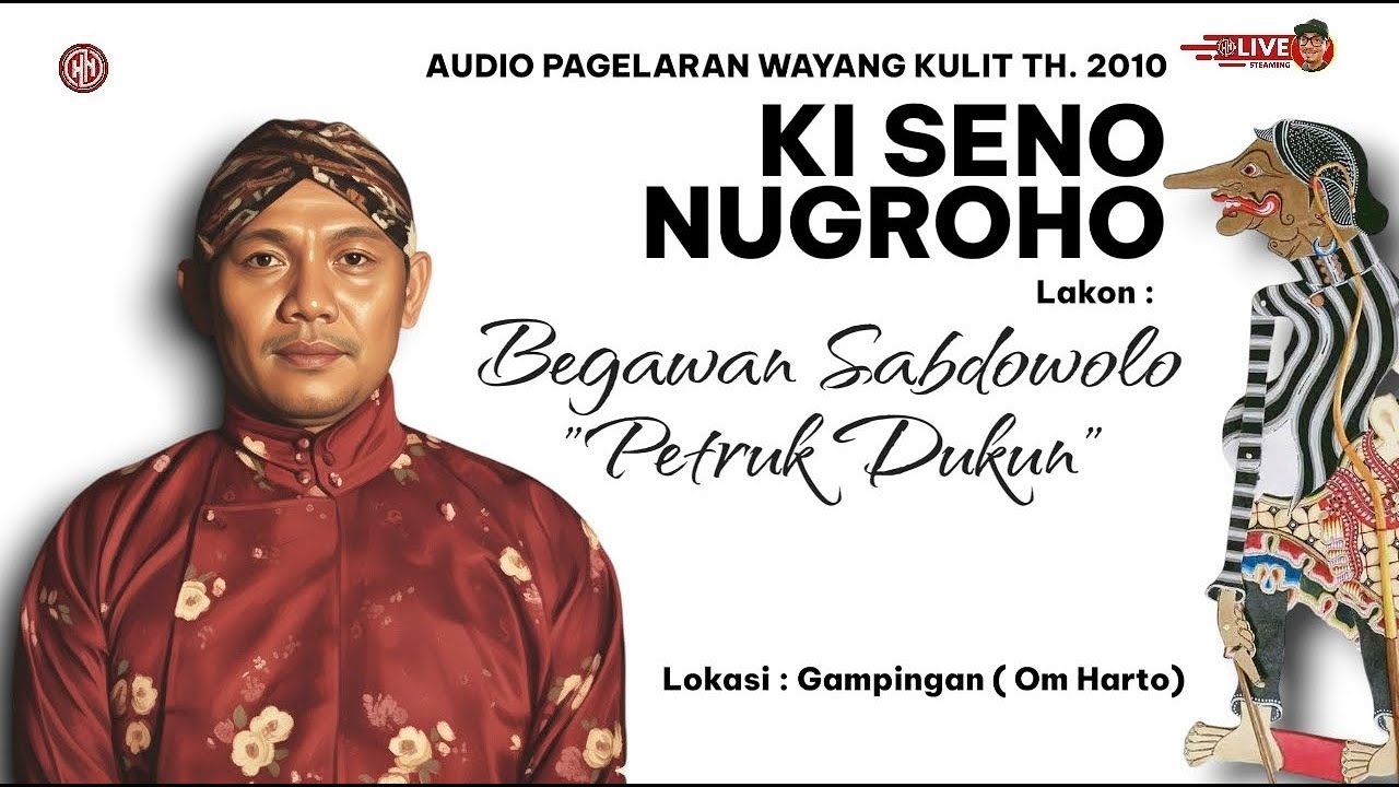 🔴[LIVE} AUDIO WAYANG KULIT KI SENO NUGROHO Lakon : 