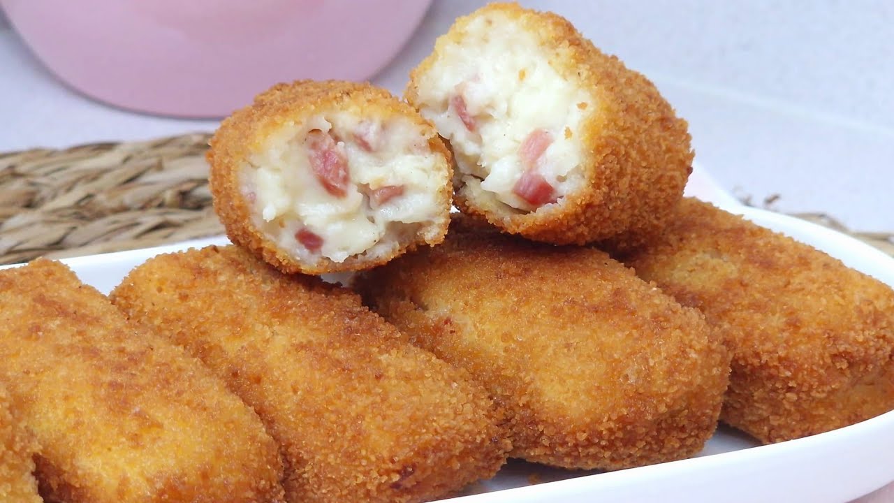 👉 “Croquetas Cremosas de Jamón Caseras 🧀 Receta Fácil y SIN Grumos (Truco Infalible)”