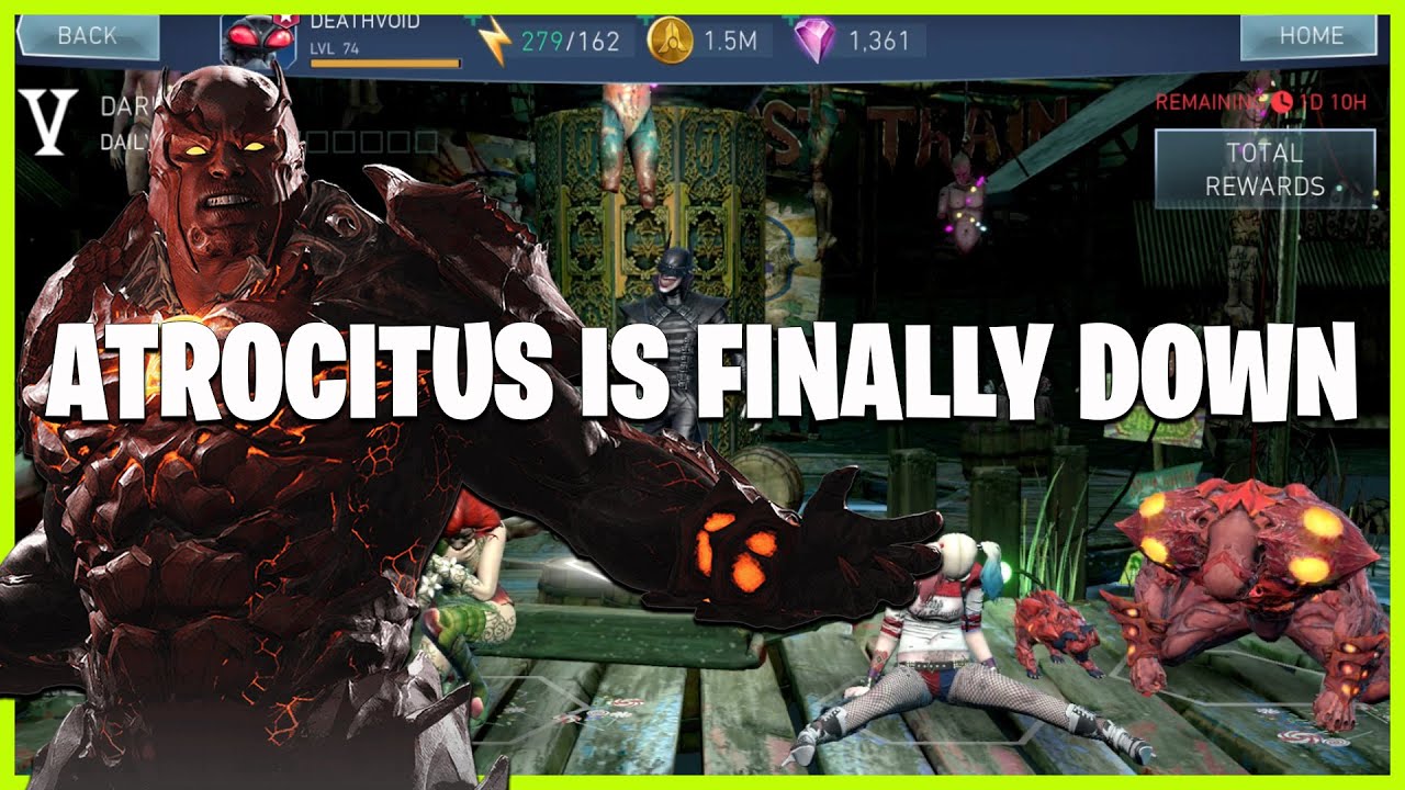 Injustice 2 Mobile | Boss Atrocitus Is Finally Down | Dark Nights | Heroic 4 Tier 5
