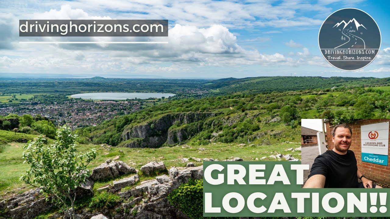 PERFECT Location to explore: Cheddar Gorge Caravan & Motorhome Club Site - CAMPSITE REVIEW