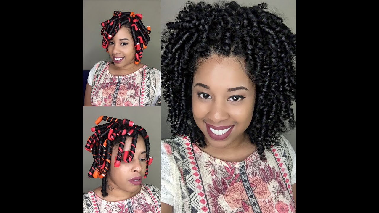 Flexi Rod SET on Natural Fine Hair/3c Hair