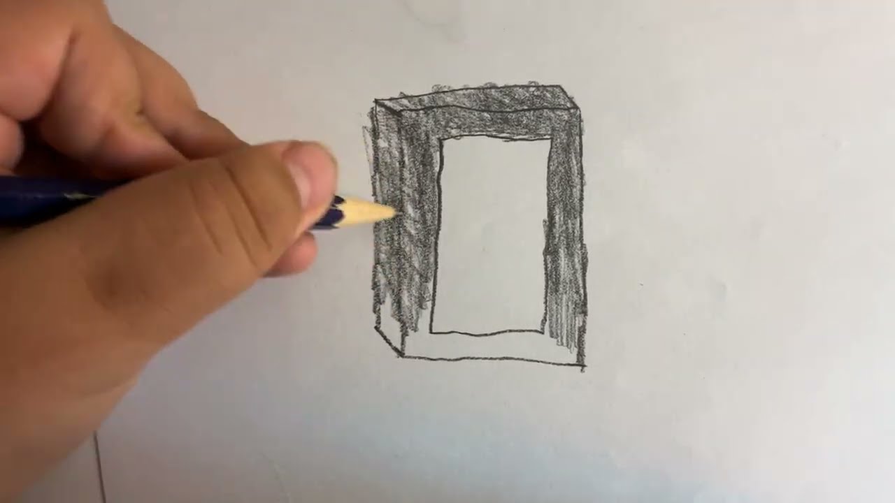 How to draw a mincraft portal ￼