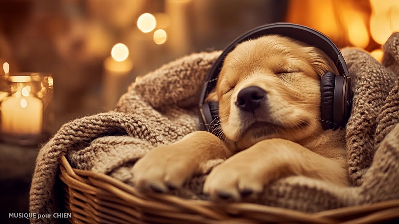 Musique relaxante pour chien 🐶 Musique Pour Dormir en 5 Minutes 💤Pour le d&eacute;tendre et le d&eacute;stresser