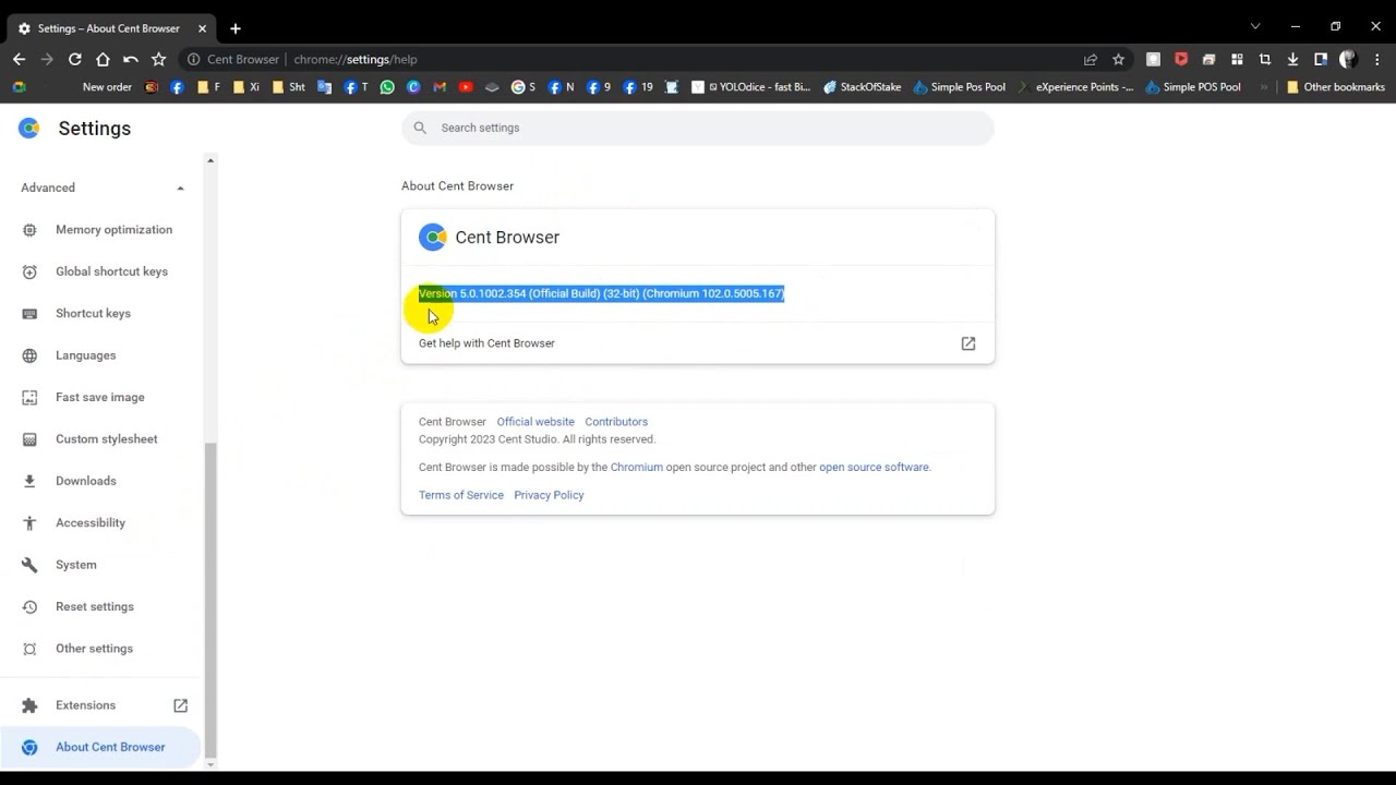 How to Check Cent Browser Updates and Verify Official Version