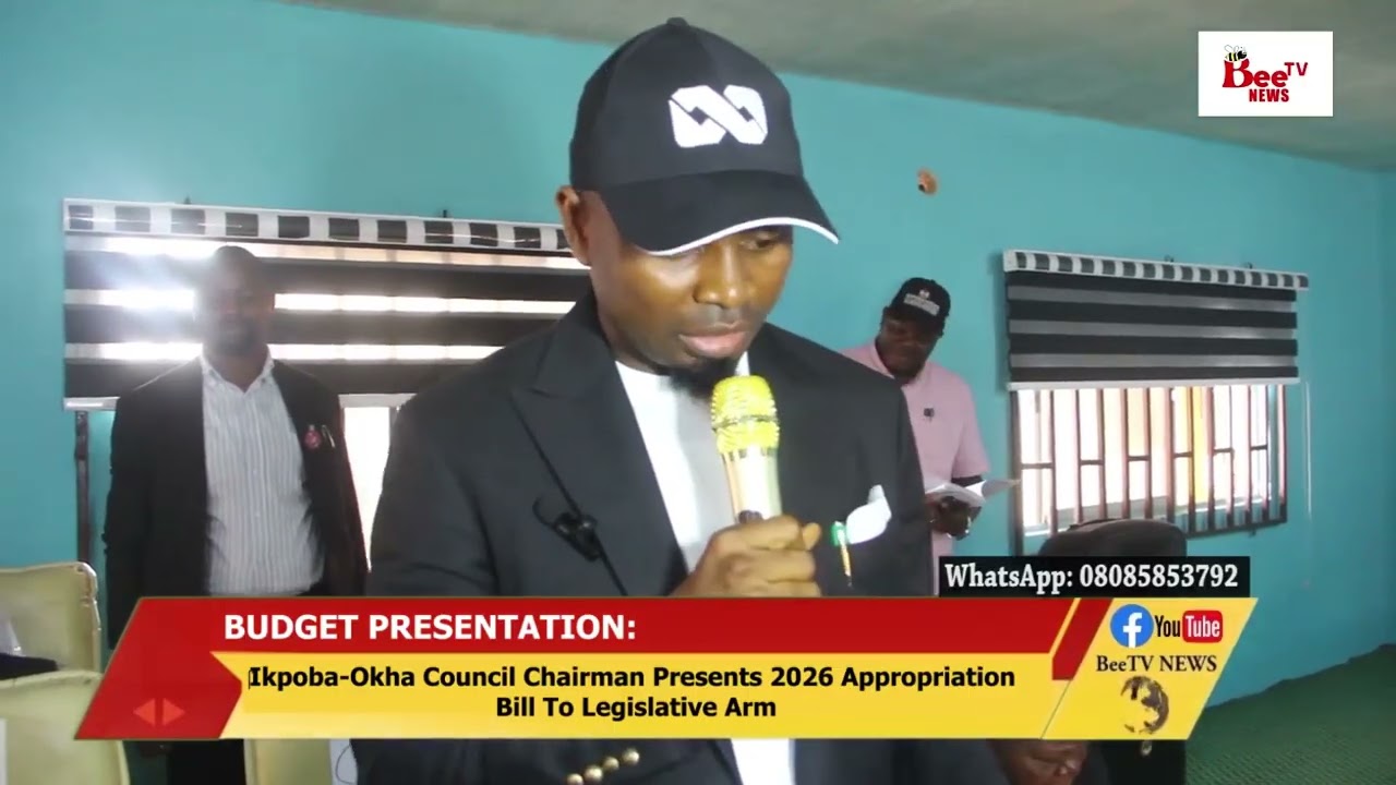 Ikpoba-Okha Council Chairman Presents 2026 Appropriation Bill To Legislative Arm.