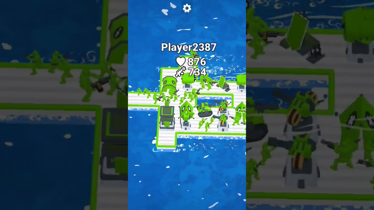 War of Rafts: Crazy Sea Battle - Gameplay Walkthrough Raft Army Commander (Android,iOS)