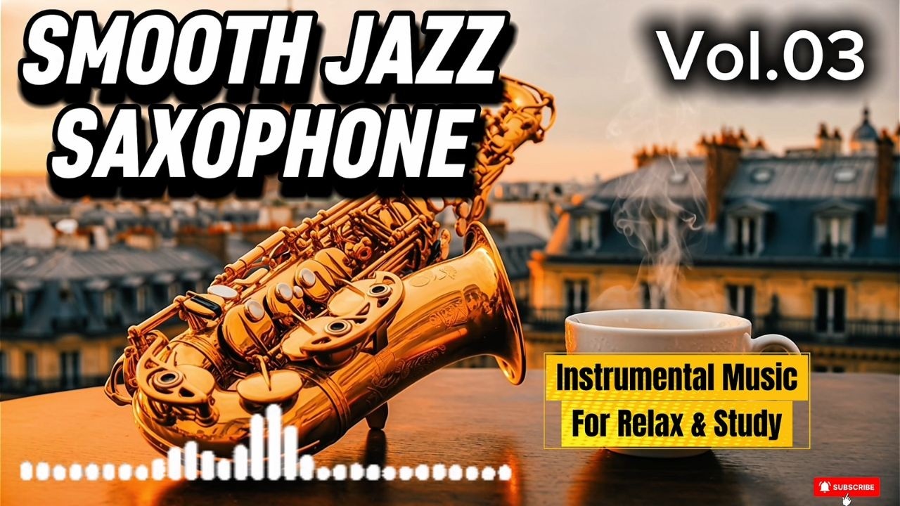 Midnight Jazz Vibes 🌙 Instrumental Sax 🎷for Sleep, Study & Wine
