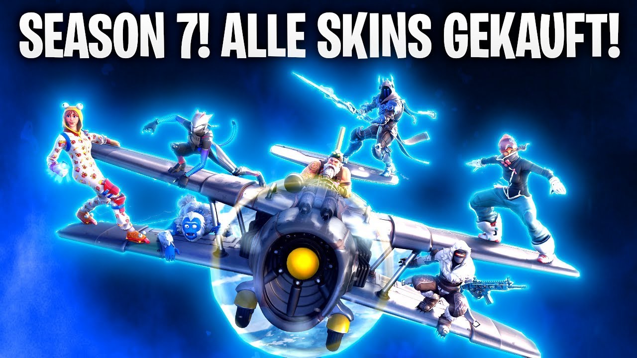SEASON 7! ALLE SKINS GEKAUFT! DIREKT WIN! ⛄🔥 | Fortnite: Battle Royale