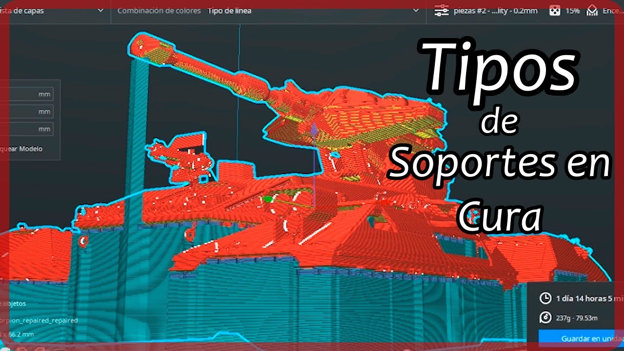 Soportes en Impresion 3D || Qué son?, Tipos de soportes y como usarlos.