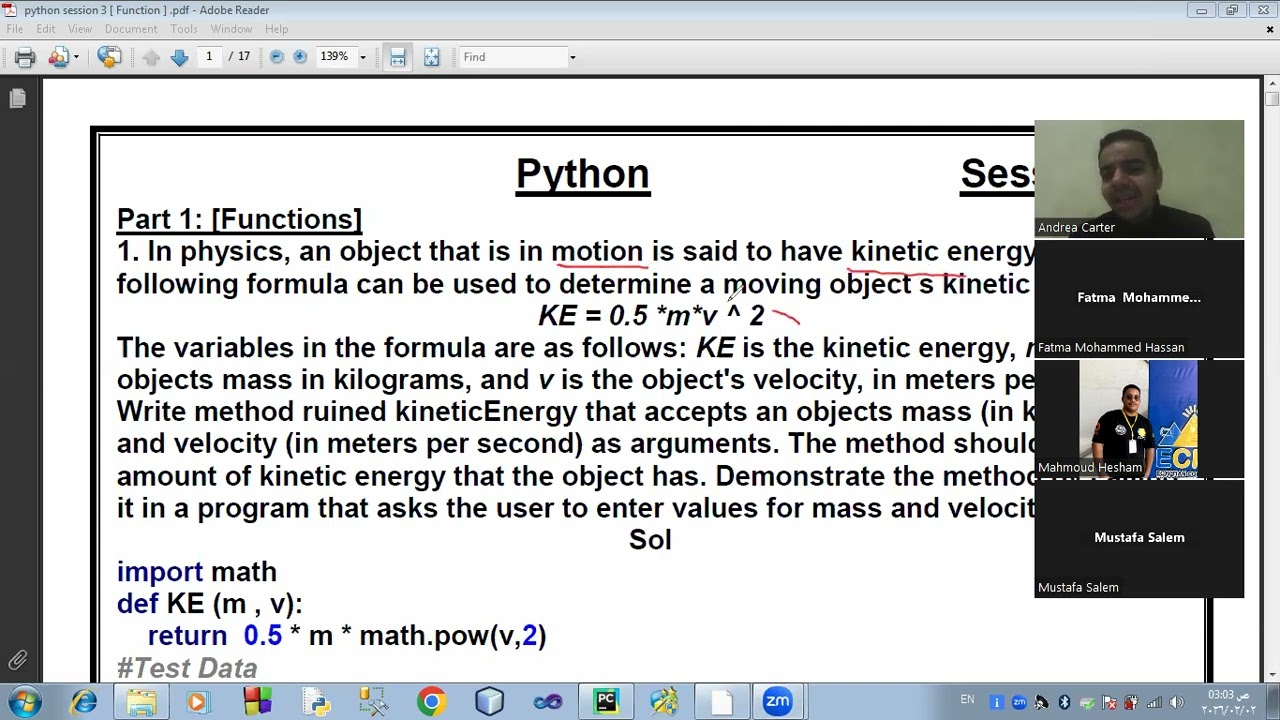 python session 3  Function   part 1