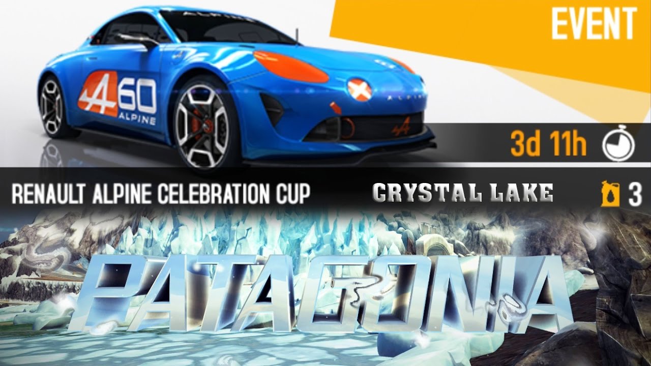 Asphalt 8 - RENAULT ALPINE (Crystal Lake) 1:12.600