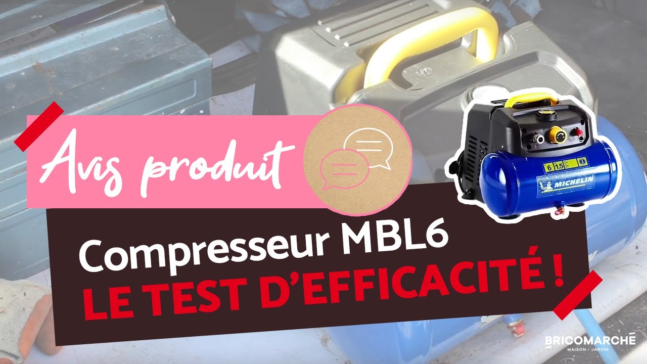 Compresseur Michelin : Que vaut le mod&egrave;le 6L ? | Bricomarch&eacute;